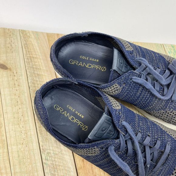 Cole Haan Grandpro Runner Stitchlite Shoes Mens Size 11 M Knit Navy Blue C27763 main image 4